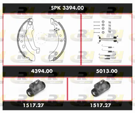 Brake Kit, drum brake (SPK 3394.00)