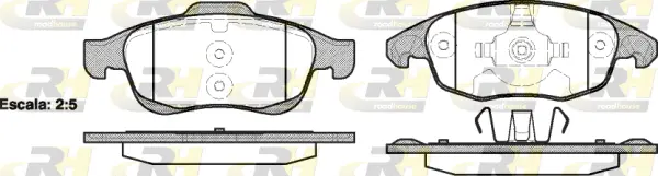 Brake Pad Set, disc brake (21248.00)