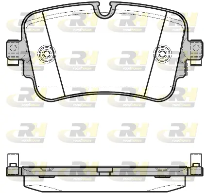 Brake Pad Set, disc brake (21668.08)