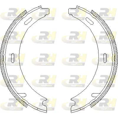 Brake Shoe, parking brake (4094.02)
