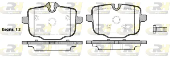Brake Pad Set, disc brake (21433.00)