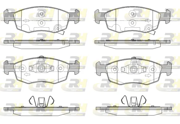 Brake Pad Set, disc brake (2172.34)