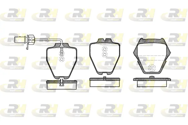 Brake Pad Set, disc brake (2752.22)
