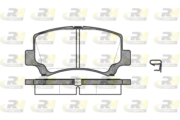 Brake Pad Set, disc brake (2710.02)
