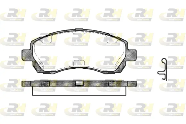 Brake Pad Set, disc brake (2647.02)