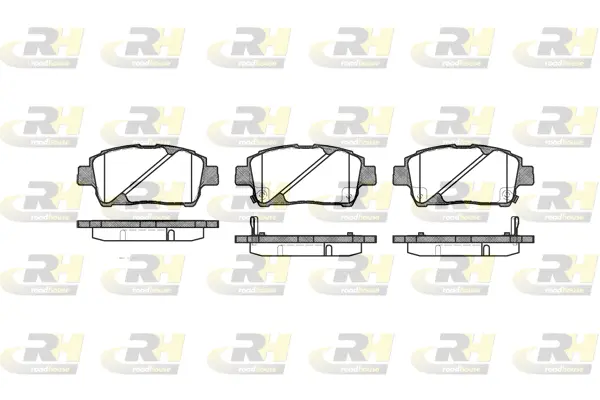 Brake Pad Set, disc brake (2740.02)