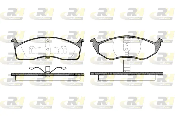 Brake Pad Set, disc brake (2447.00)