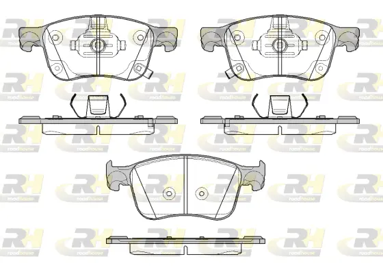 Brake Pad Set, disc brake (21808.12)