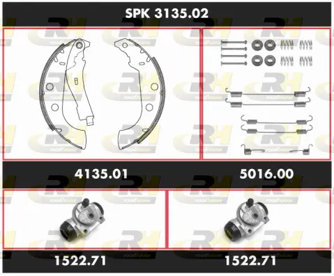 Brake Kit, drum brake (SPK 3135.02)