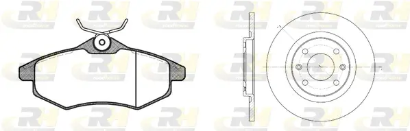 Brake Kit, disc brake (8881.00)