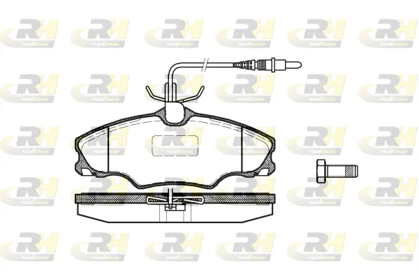 Brake Pad Set, disc brake (2603.04)