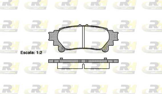 Brake Pad Set, disc brake (21395.00)