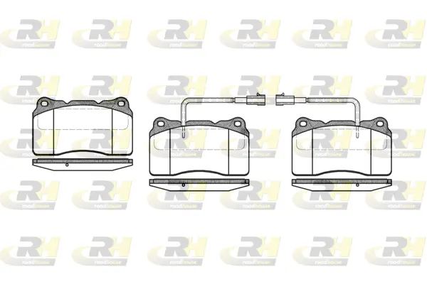 Brake Pad Set, disc brake (2666.22)