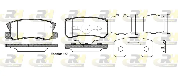 Brake Pad Set, disc brake (2803.22)