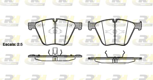 Brake Pad Set, disc brake (21419.00)