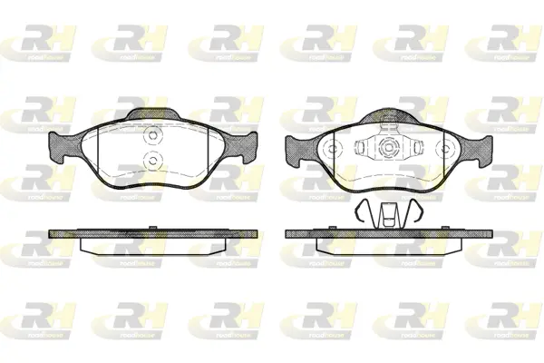 Brake Pad Set, disc brake (2766.00)