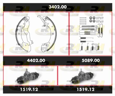 Brake Kit, drum brake (3402.00)