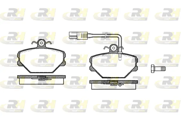 Brake Pad Set, disc brake (2264.12)