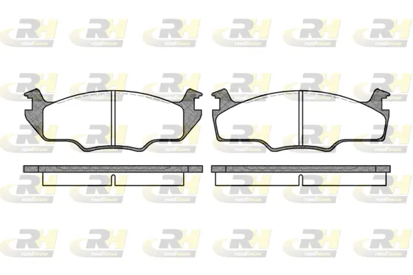 Brake Pad Set, disc brake (2121.00)