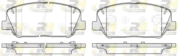 Brake Pad Set, disc brake (21398.12)