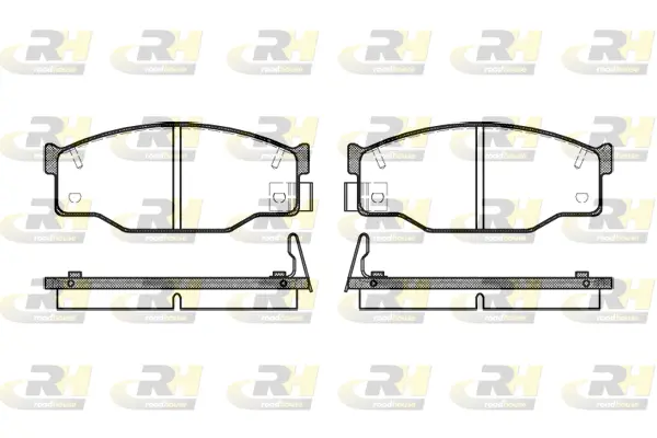 Brake Pad Set, disc brake (2195.14)