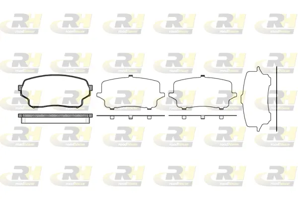 Brake Pad Set, disc brake (21166.01)
