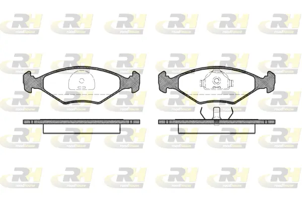 Brake Pad Set, disc brake (2281.10)