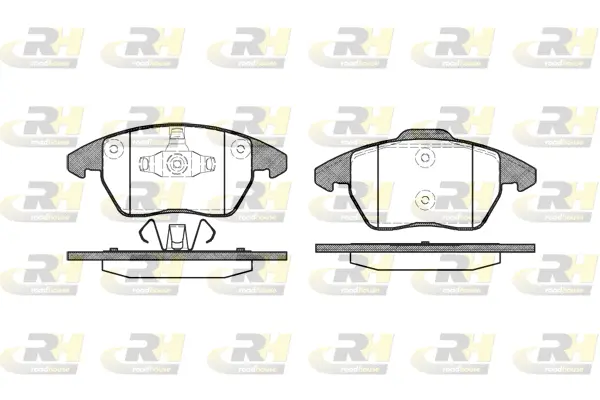 Brake Pad Set, disc brake (21030.10)