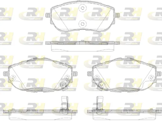 Brake Pad Set, disc brake (21561.02)