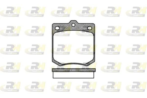 Brake Pad Set, disc brake (2074.00)