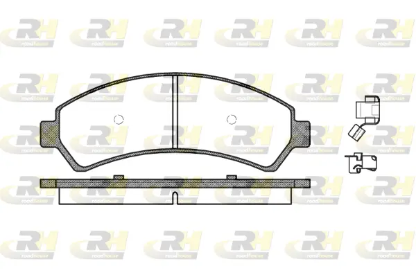 Brake Pad Set, disc brake (2688.00)