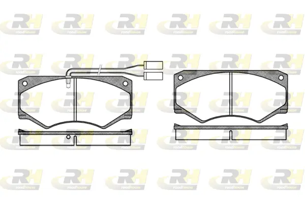 Brake Pad Set, disc brake (2047.42)