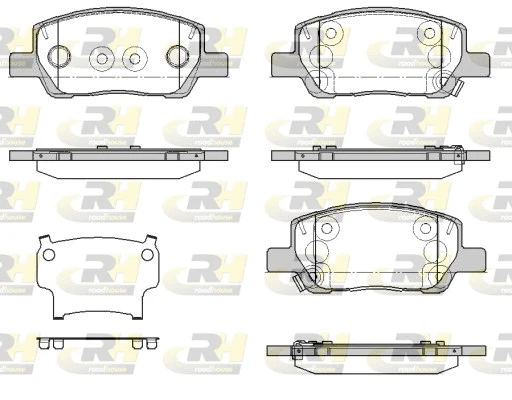 Brake Pad Set, disc brake (21974.02)