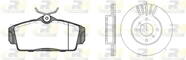 Brake Kit, disc brake (8704.00)