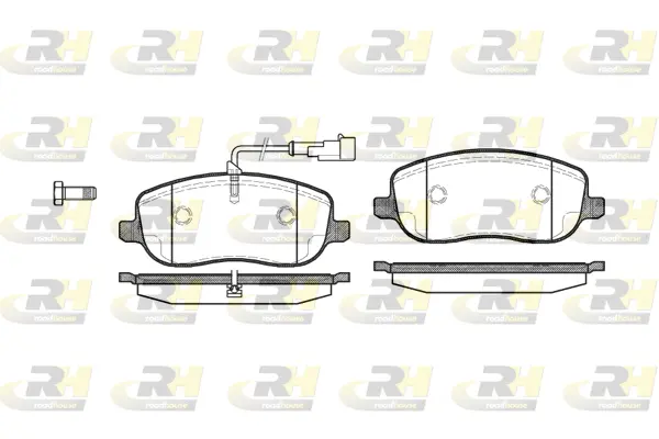 Brake Pad Set, disc brake (2879.31)