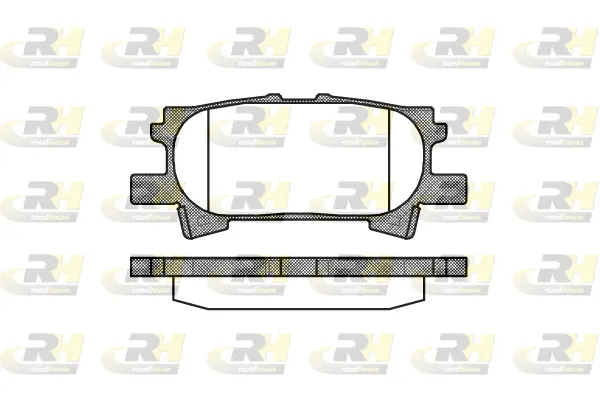 Brake Pad Set, disc brake (21040.00)