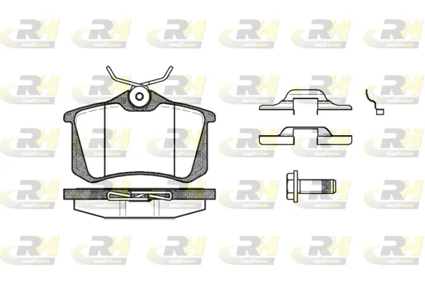 Brake Pad Set, disc brake (2263.16)