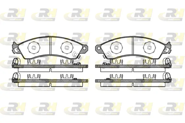 Brake Pad Set, disc brake (2334.02)
