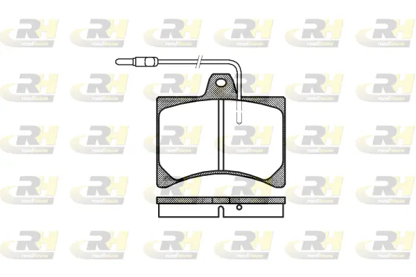 Brake Pad Set, disc brake (2035.04)