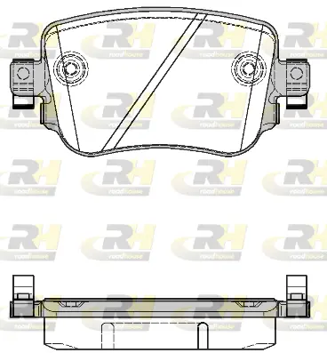 Brake Pad Set, disc brake (21549.08)