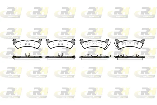 Brake Pad Set, disc brake (2629.02)