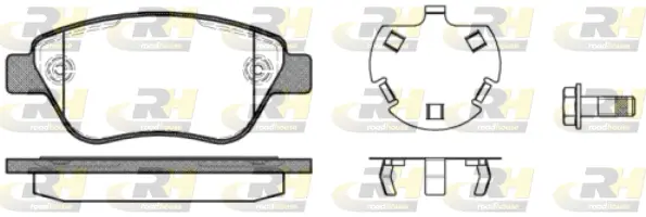 Brake Pad Set, disc brake (2858.30)