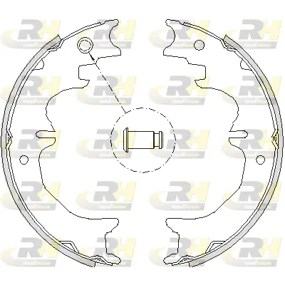 Brake Shoe, parking brake (4727.00)