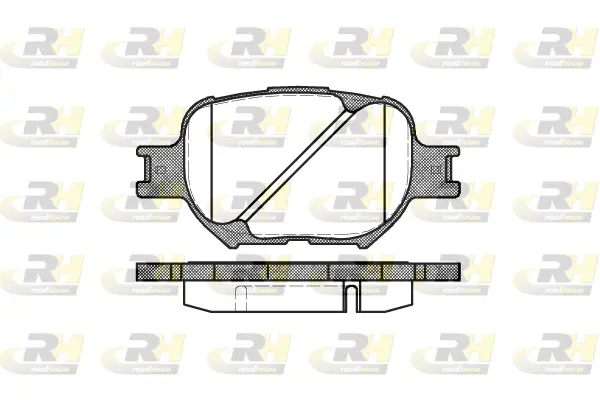 Brake Pad Set, disc brake (2742.00)