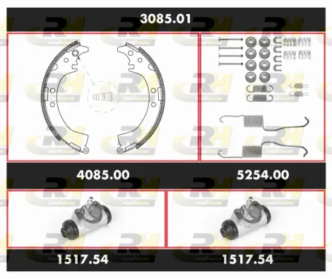 Brake Kit, drum brake (3085.01)