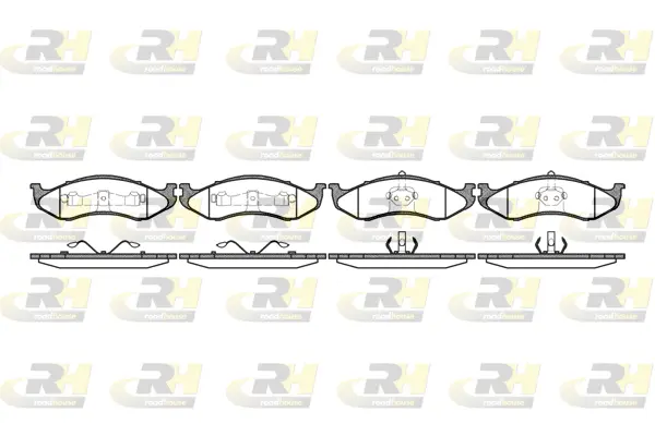 Brake Pad Set, disc brake (2467.40)