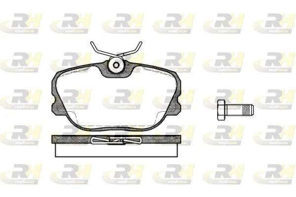 Brake Pad Set, disc brake (2280.00)