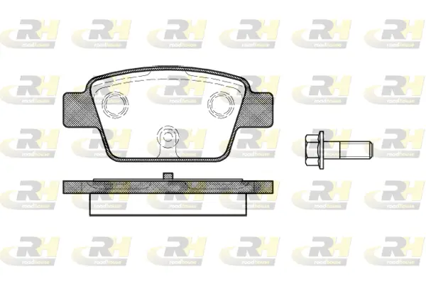 Brake Pad Set, disc brake (2861.00)