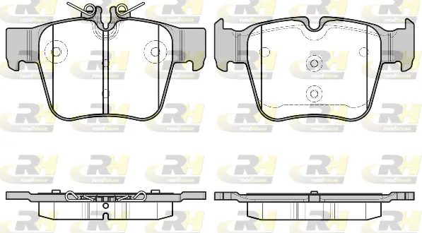 Brake Pad Set, disc brake (21697.00)