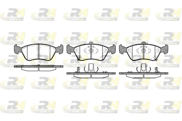 Brake Pad Set, disc brake (2676.02)